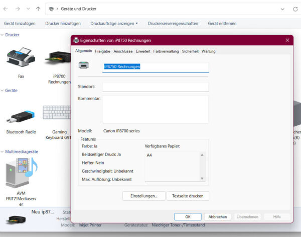 Windows 11: Mehrere Druckprofile für einen Drucker erstellen ...